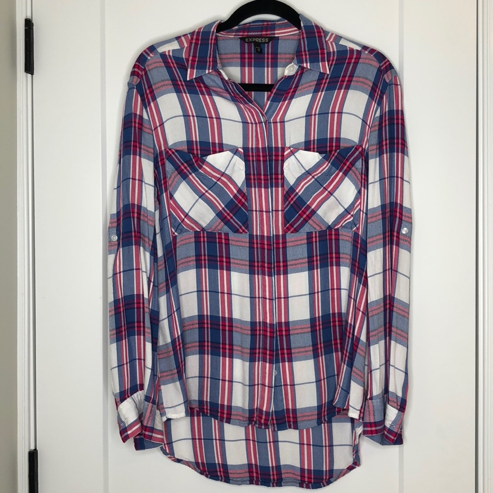 Express Plaid Soft Hi-lo Flannel
